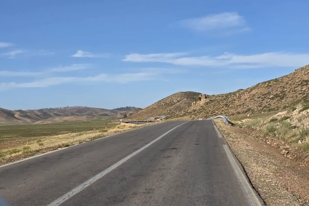 belle route nationale au maroc
