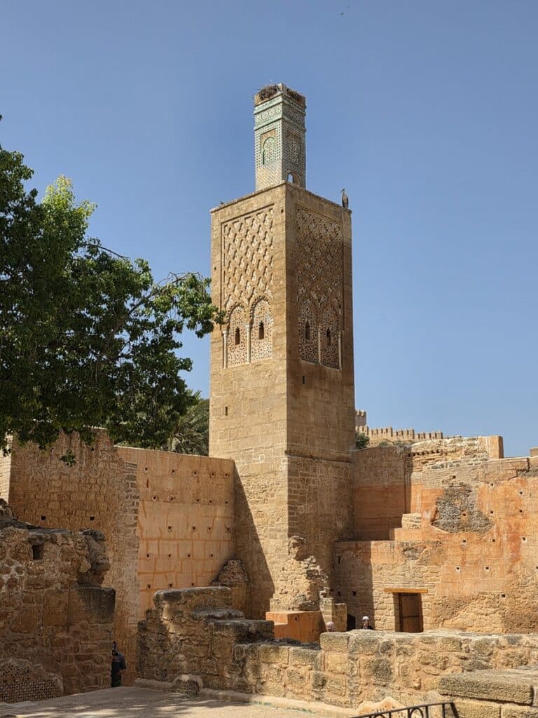 ancien minaret de Chellah à Rabat