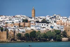Rabat vue depuis la mer