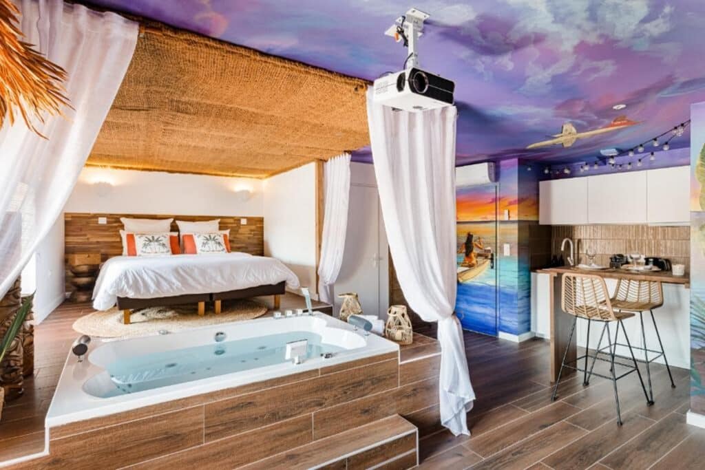 chambre sur le thème tahiti
