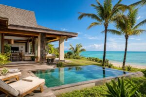 villa haut de gamme avec piscine à l'île Maurice