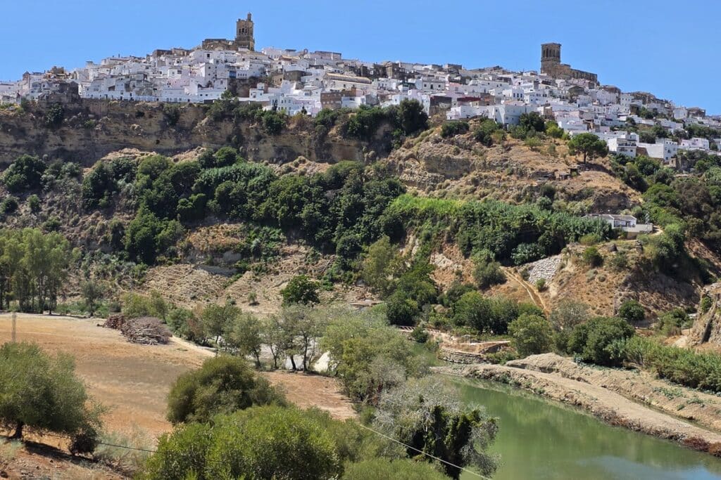 arcos de la frontera sur la falaise