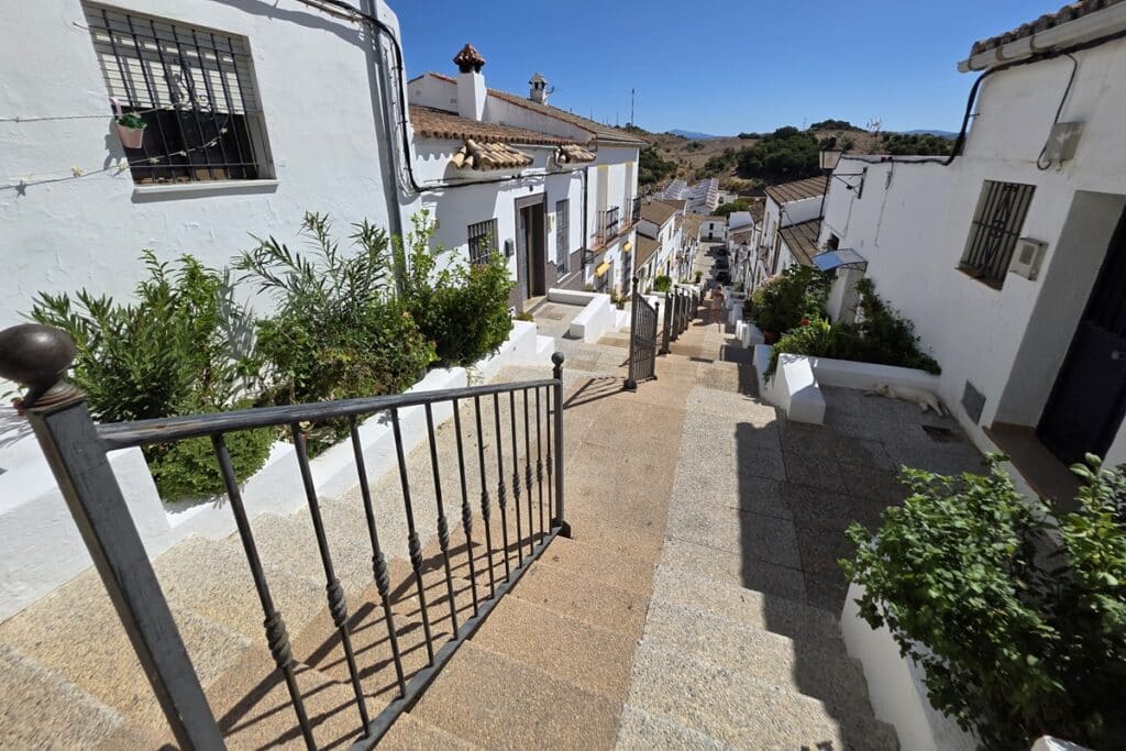 bel escalier dans le centre d'Algar