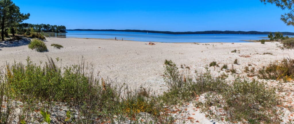 plage de la Banane à Hourtin