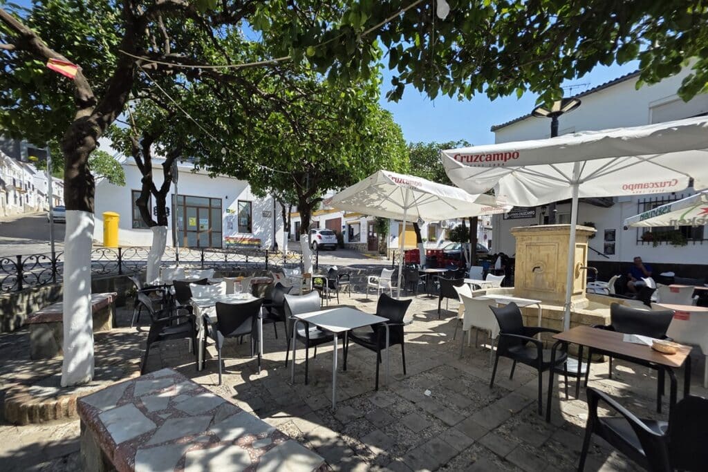 terrasse de restaurant à El Bosque