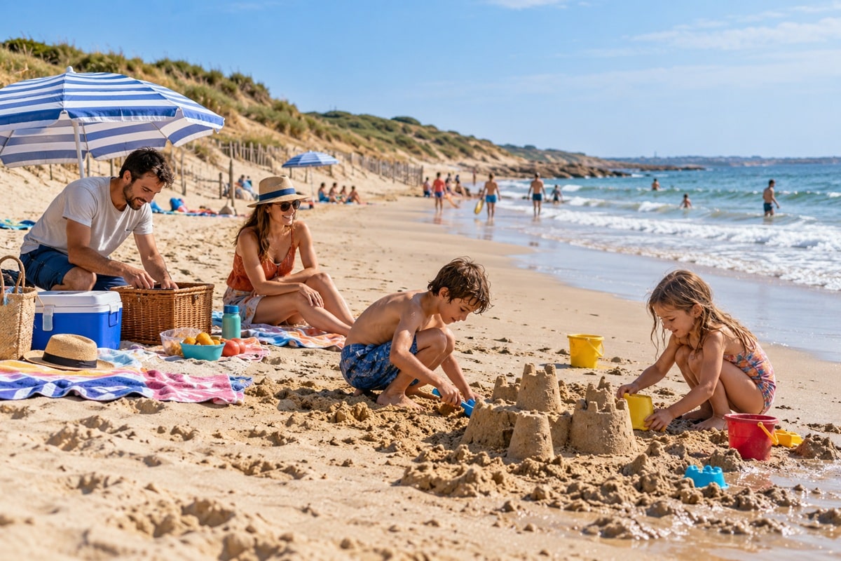 Où partir à la mer en famille en août avec un petit budget ?