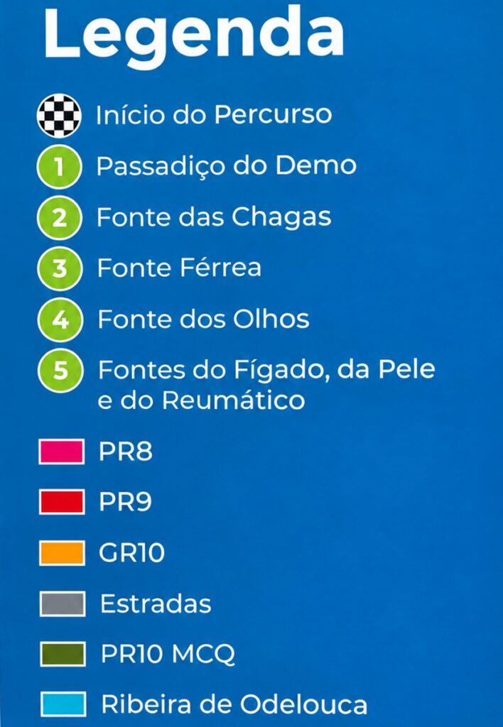 légende du plan fonte santa